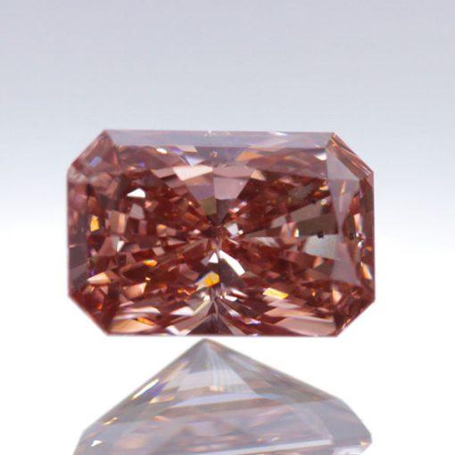 เพชรแท้ Lab Grown Diamond 1.61 กะรัต น้ำ PINK พร้อมเซอร์ GCI (1CER608N)