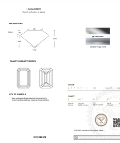 เพชรแท้ Lab Grown Diamond 2.01 กะรัต น้ำ 100 เกรด VS2 EX EX N พร้อมเซอร์ IGI (1CER852)