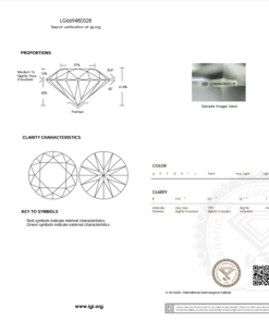 เพชรแท้ Lab Grown Diamond 3.00 กะรัต น้ำ 100 เกรด VS2 EX EX EX N พร้อมเซอร์ IGI (1CER1091)