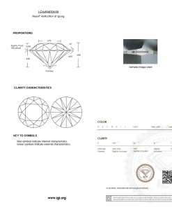 เพชรแท้ Lab Grown Diamond 1.50 กะรัต น้ำ 100 เกรด VVS2 EX EX EX N พร้อมเซอร์ IGI (1CER1288)