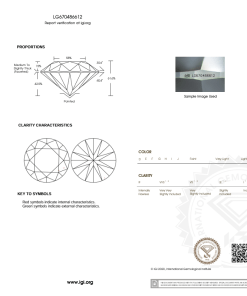 เพชรแท้ Lab Grown Diamond 3.00 กะรัต น้ำ 100 เกรด VS2 ID EX EX N พร้อมเซอร์ IGI (1CER1267)