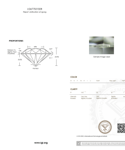 เพชรแท้ Lab Grown Diamond 1.00 กะรัต น้ำ 100 เกรด VVS2 ID EX EX N พร้อมเซอร์ IGI (1CER1302)